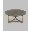 Журнальный столик Кассия 90*90 см темная керамика