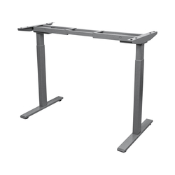 Подстолье для стола с электроприводом и регулировкой высоты, 2 мотора, память 3 уровня высоты, серый