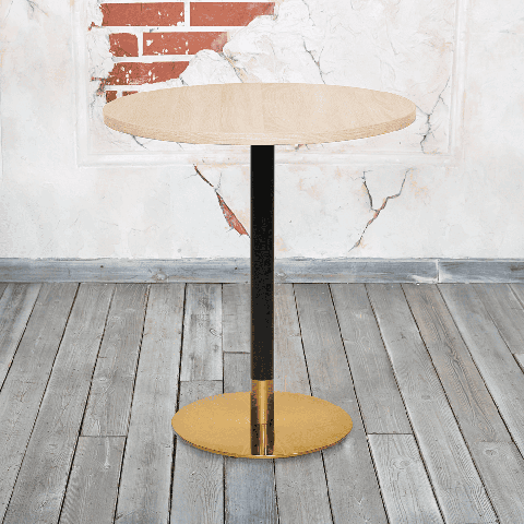 Подстолье 5027PB золотое основание металлическое