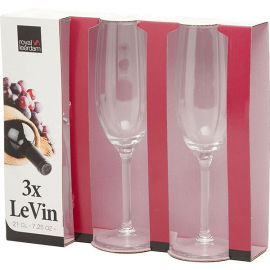 Бокал-флюте «Le Vin» набор[3шт]; стекло; 210мл