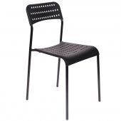Стул UNO черный стопируемый