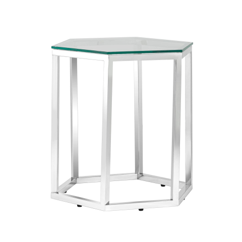 Журнальный стол ГЕКС серебро