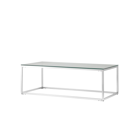 Журнальный стол 120*60 ТАУН серебро