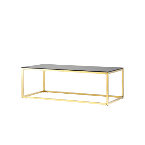 Журнальный стол 120*60 ТАУН золото стекло smoke