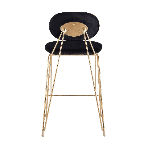 Стул Элис полубарный темно-синий