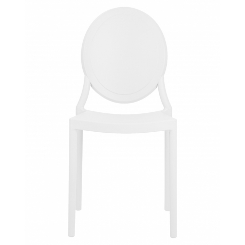 Пластиковый стул обеденный ALBERT, цвет белый