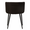 Стул обеденный ALINA, черная ткань (LAR-106D-28)