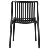 Стул обеденный WALTER, черный из пластика