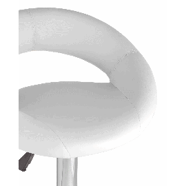 Стул барный Купер белый с подъёмным механизмом