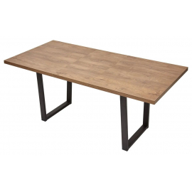 Стол ЛОФТ 138 Дуб Канзас/ Черный