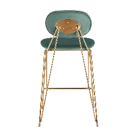 Стул Элис полубарный мятный