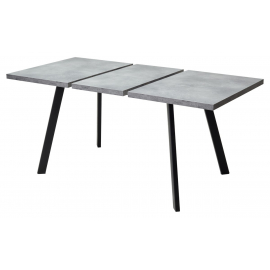 Стол BRICK M 120 Бетон Портленд/ Черный