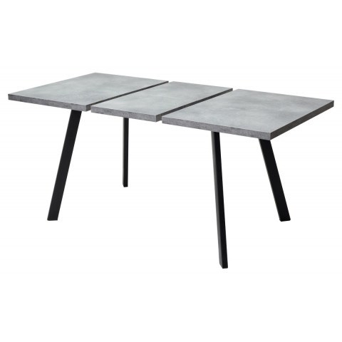 Стол BRICK M 120 Бетон Портленд/ Черный