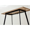 Стол ФИН 120 Дуб Канзас/ черный каркас