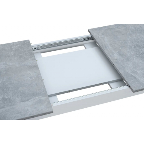 Стол EDWIN Бетон-Белый/ Бетон