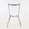 Пластиковый барный стул One белый с жестким сиденьем