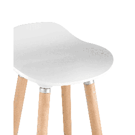 Стул барный Модерн белый