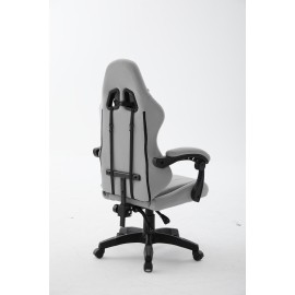 Кресло спортивное TopChairs Druid серый ткань