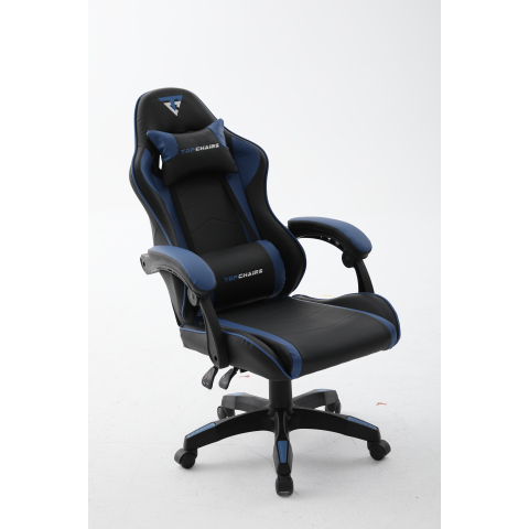 Кресло спортивное TopChairs Shadow черно-синий