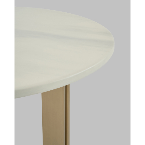 Журнальный столик Кассия 60*60 см светлая керамика