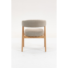 Стул обеденный Zubo с деревянными ножками бежевый 2 шт.