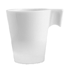 Чашка кофейная «Арома»; стекло; 80мл; D=55,H=65,L=75мм; слон.кость