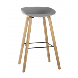 Стул барный LIBRA СЕРЫЙ