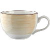 Чашка чайная «Чино»; фарфор; 227мл; D=9,H=6,L=12см; белый,бежев.