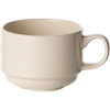 Чашка чайная «Айвори»; фарфор; 170мл; D=75,H=60мм; айвори