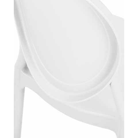 Пластиковый стул обеденный ALBERT, цвет белый