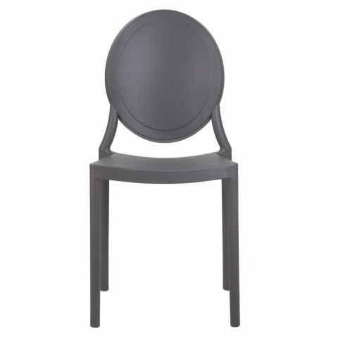 Пластиковый стул обеденный ALBERT, цвет серый