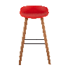 Стул барный LIBRA КРАСНЫЙ