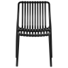 Стул обеденный WALTER, черный из пластика