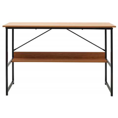 Компьютерный стол LUCIA H475 Дуб натуральный / черный каркас