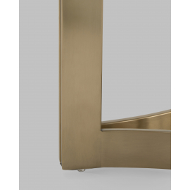 Журнальный столик Кассия 60*60 см светлая керамика