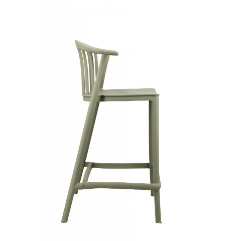 Стул полубарный Campo пластик зеленый