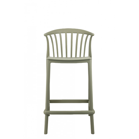 Стул полубарный Campo пластик зеленый