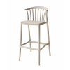 Стул полубарный Campo пластик бежевый