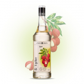 Сироп «Личи» Pinch&Drop; стекло; 1л; D=85,H=330мм; белый