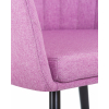 Стул обеденный ALINA с подлокотниками, сиреневая ткань (LAR-106D-16)