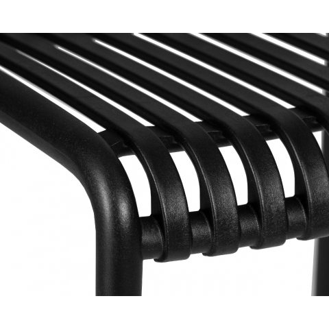 Стул обеденный WALTER, черный из пластика