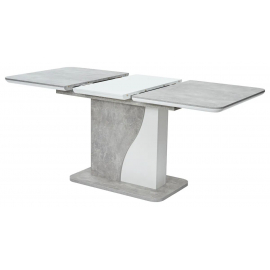 Стол SIRIUS 120 Бетон/ Белый