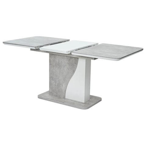 Стол SIRIUS 120 Бетон/ Белый