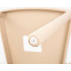 Пластиковый стул обеденный ALBERT, цвет бежевый