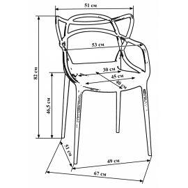 Стул обеденный MASTERS, салатовый (G-08)