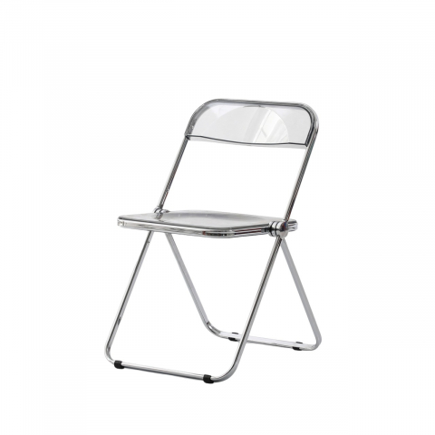 Стул складной Fold Smoke серый