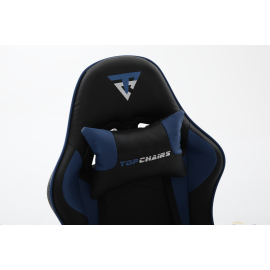 Кресло спортивное TopChairs Shadow черно-синий