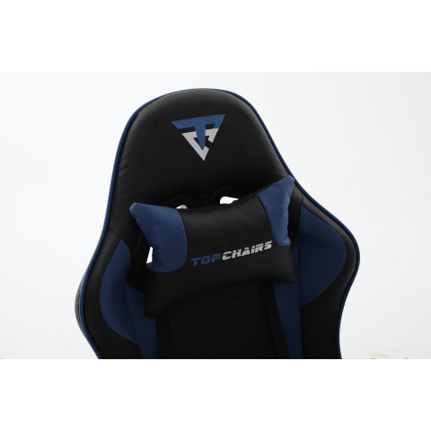 Кресло спортивное TopChairs Shadow черно-синий