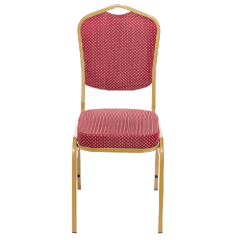 Банкетный стул Корона 20 Жаккард корона красная