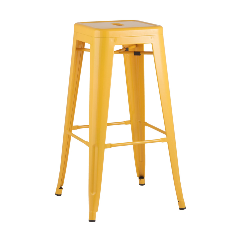 Стул барный TOLIX желтый глянцевый